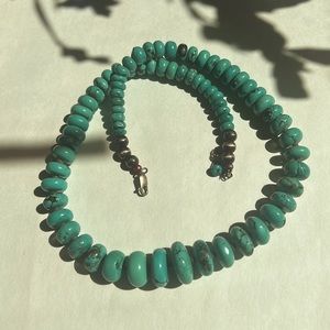 Turquoise beaded necklace